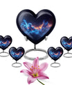 Galaxy Theme Large Urn With 4 Keepsake Urn