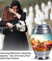 Butterflies Urn for storing adult ashes, affordable, perfect for memorial, funeral urn ashes.