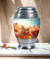 Butterflies Urn for storing adult ashes, affordable, perfect for memorial, funeral urn ashes.