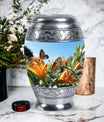 Elegantly crafted Butterfly urn for adult female human ashes, ideal for burial or home urn sets