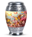 3-inch Butterflies Memorial Urn, a classic large urn.