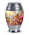 3-inch Butterflies Memorial Urn, a classic large urn.