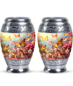 3-inch Butterflies Memorial Urn, a classic large urn.