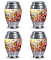 3-inch Butterflies Memorial Urn, a classic large urn.