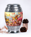 3-inch Butterflies Memorial Urn, a classic large urn.