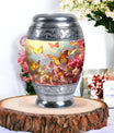 3-inch Butterflies Memorial Urn, a classic large urn.