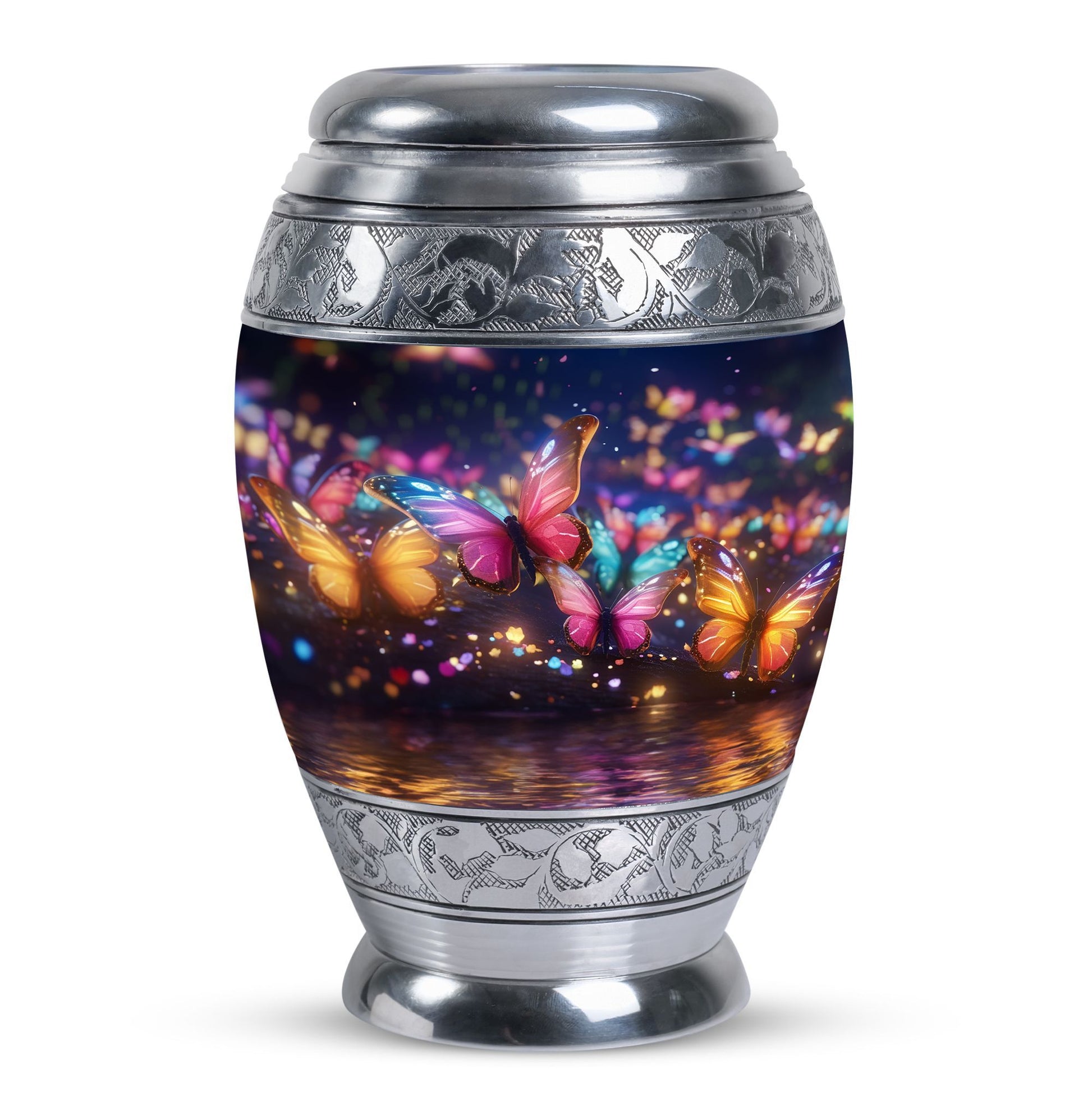 Fantasy Butterfly urn for human ashes, 3 inch Classic Design.