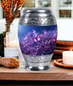 Classic 3-inch Butterflies fly Sunset Meadow Cremation Urn.