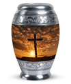 Jesus on the cross Memorial Urn for storing human ashes