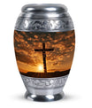 Jesus on the cross Memorial Urn for storing human ashes