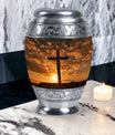 Jesus on the cross Memorial Urn for storing human ashes