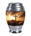 Jesus Christ Cross Urn, classic urn for cremation ashes