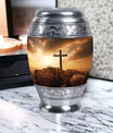 Jesus Christ Cross Urn, classic urn for cremation ashes