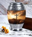 Jesus Christ Cross Urn, classic urn for cremation ashes