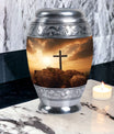 Jesus Christ Cross Urn, classic urn for cremation ashes