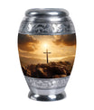 3 Inch Jesus Cross Memorial Urn with Personalized Engraving