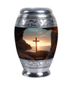 Ocean Jesus Cross Urn for Human Ashes Classic Cremation Urn