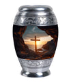 3 Inch Ocean Jesus Cross Urn, with Custom Engraving