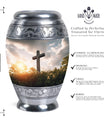 3-inch Aluminium Jesus Christ cross Cremation Urn