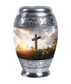 3-inch Aluminium Jesus Christ cross Cremation Urn