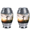 3-inch Aluminium Jesus Christ cross Cremation Urn