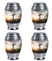 3-inch Aluminium Jesus Christ cross Cremation Urn