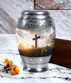 3-inch Aluminium Jesus Christ cross Cremation Urn