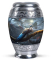 Classic Aluminium Peacock Memorial Urn for ash containment