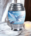 Classic Dove Urn for Human Ashes.