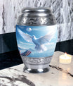 Classic Dove Urn for Human Ashes.