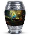 Blue Sparrow 3-inch Classic Urn, memorial urn for ashes