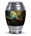 Blue Sparrow 3-inch Classic Urn, memorial urn for ashes