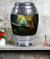 Blue Sparrow 3-inch Classic Urn, memorial urn for ashes