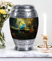 Blue Sparrow 3-inch Classic Urn, memorial urn for ashes