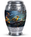 Classic Yellow Sparrow Cremation Urn.