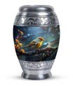 Classic Yellow Sparrow Cremation Urn.