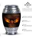 large Angry Phoenix Urn for Human ashes.