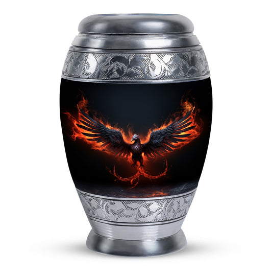 Black Phoenix Memorial Urn.