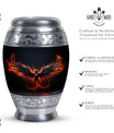 Black Phoenix Memorial Urn.