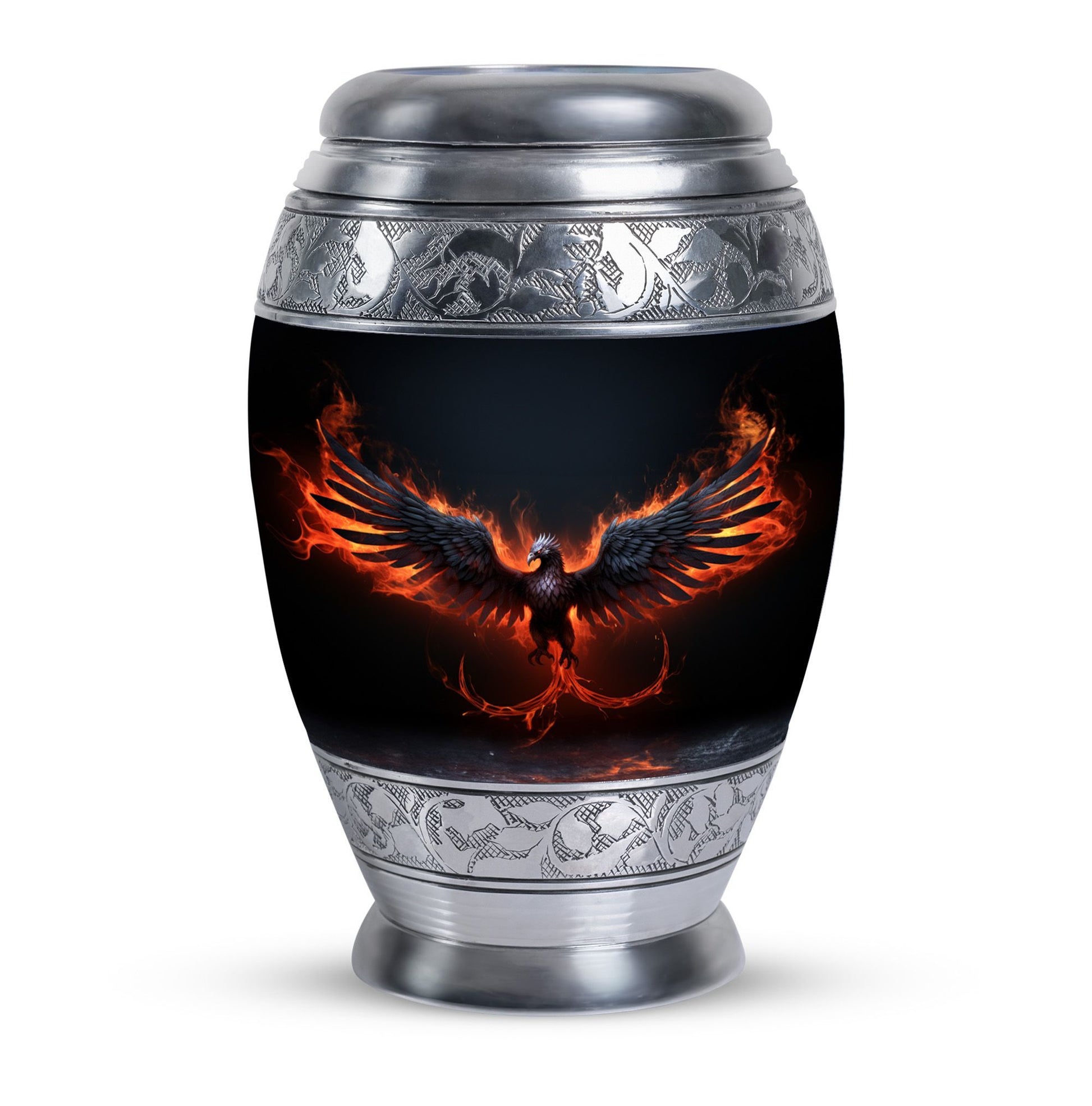 Black Phoenix Memorial Urn.