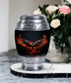 Black Phoenix Memorial Urn.