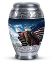 Eagle Urn, Aluminium, perfect for cremated human ashes