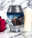 Eagle Urn, Aluminium, perfect for cremated human ashes