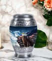 Eagle Urn, Aluminium, perfect for cremated human ashes