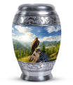 Eagle Memorial Urn, a classic large aluminium cremation urn.