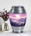 Large Mountains urn for safely keeping adult human ashes, suitable for both male and female