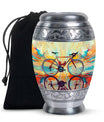 Abstract Cycling Dreams - Bike Urns Funeral Large  Urns