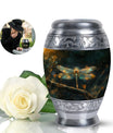 Amber Glide - Dragonfly Urn Large Memorial, Funeral Urn For Ashes