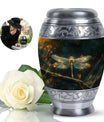Amber Glide - Dragonfly Urn Large Memorial, Funeral Urn For Ashes
