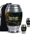 Amber Glide - Dragonfly Urn Large Memorial, Funeral Urn For Ashes